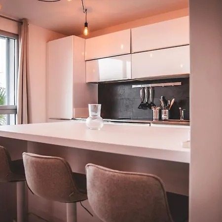 Porte De Monaco, Duplex Avec Terrasse Et Parking 아파트 로퀴에브륀캡마르탱